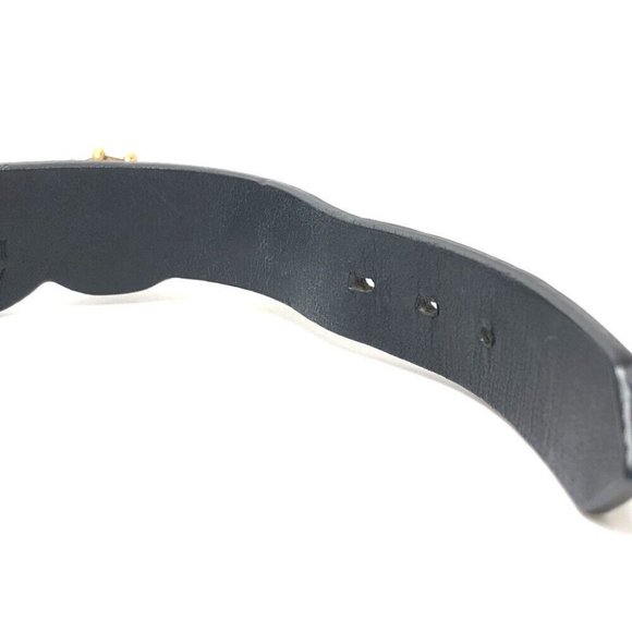 Auth GUCCI Taiga head Accessories Bracelet Leather Black/Gold/Multicolore - Picture 7 of 11